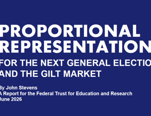 Proportional Representation for the next General Election and the gilt market